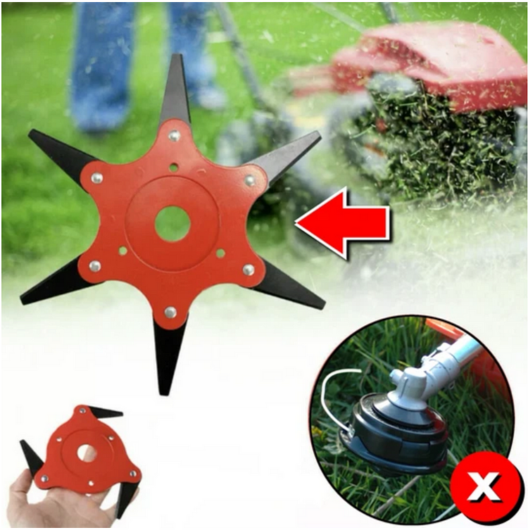 6 Steel Lawn Trimmer Head