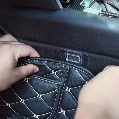 Dronehint 4Pcs Universal Car Interior Accessories Foot Floor Pad Fixing Clip Sticker Parts (For: Acura) Parts