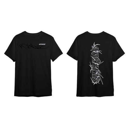 Ateez 2025 World Tour In Your Fantasy Black T-Shirt officialateezshop