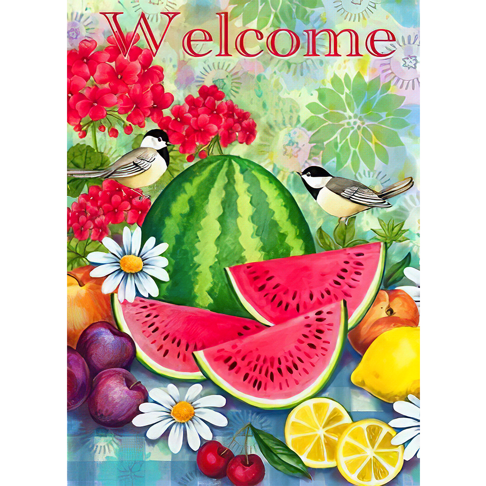 

Welcome Word - Round Drill Diamond Painting - 30*40CM, 501 Original