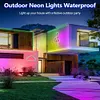 Flexible Neon Strip Light IP67 Waterproof LED Neon Light Strip for Bedroom Decor