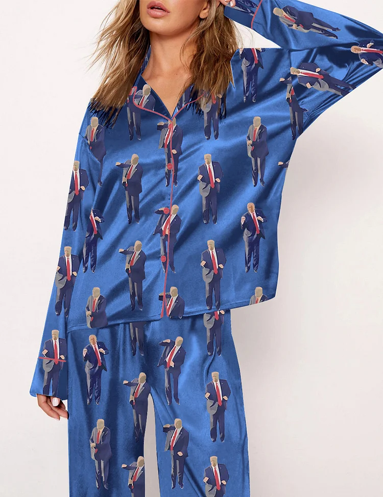 America Long Sleeve Pajama Set