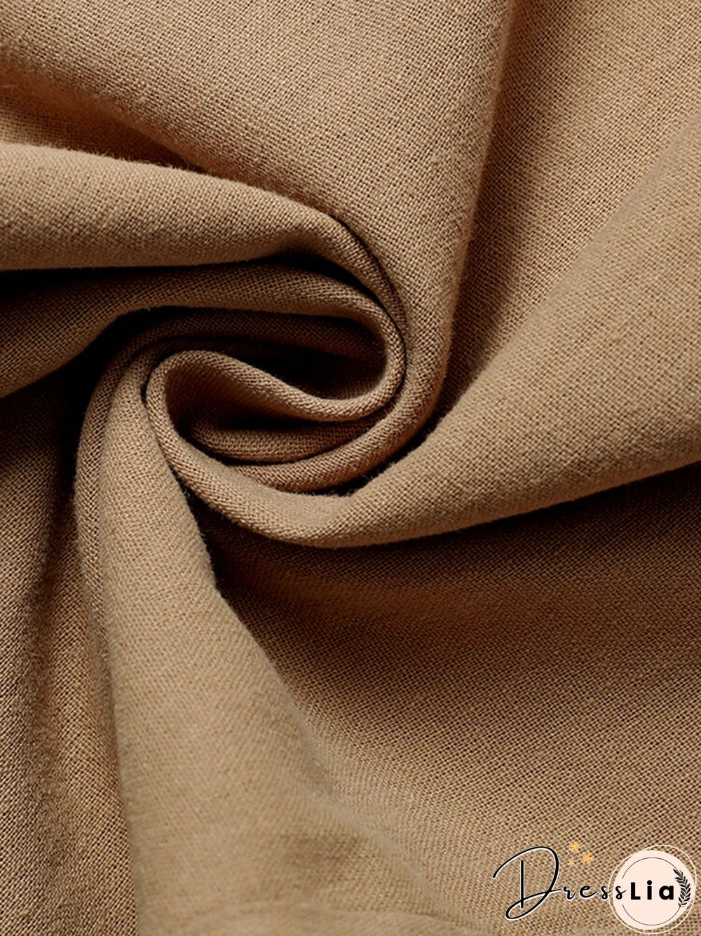 Solid Pocket Elastic Waist Casual Pants For Women