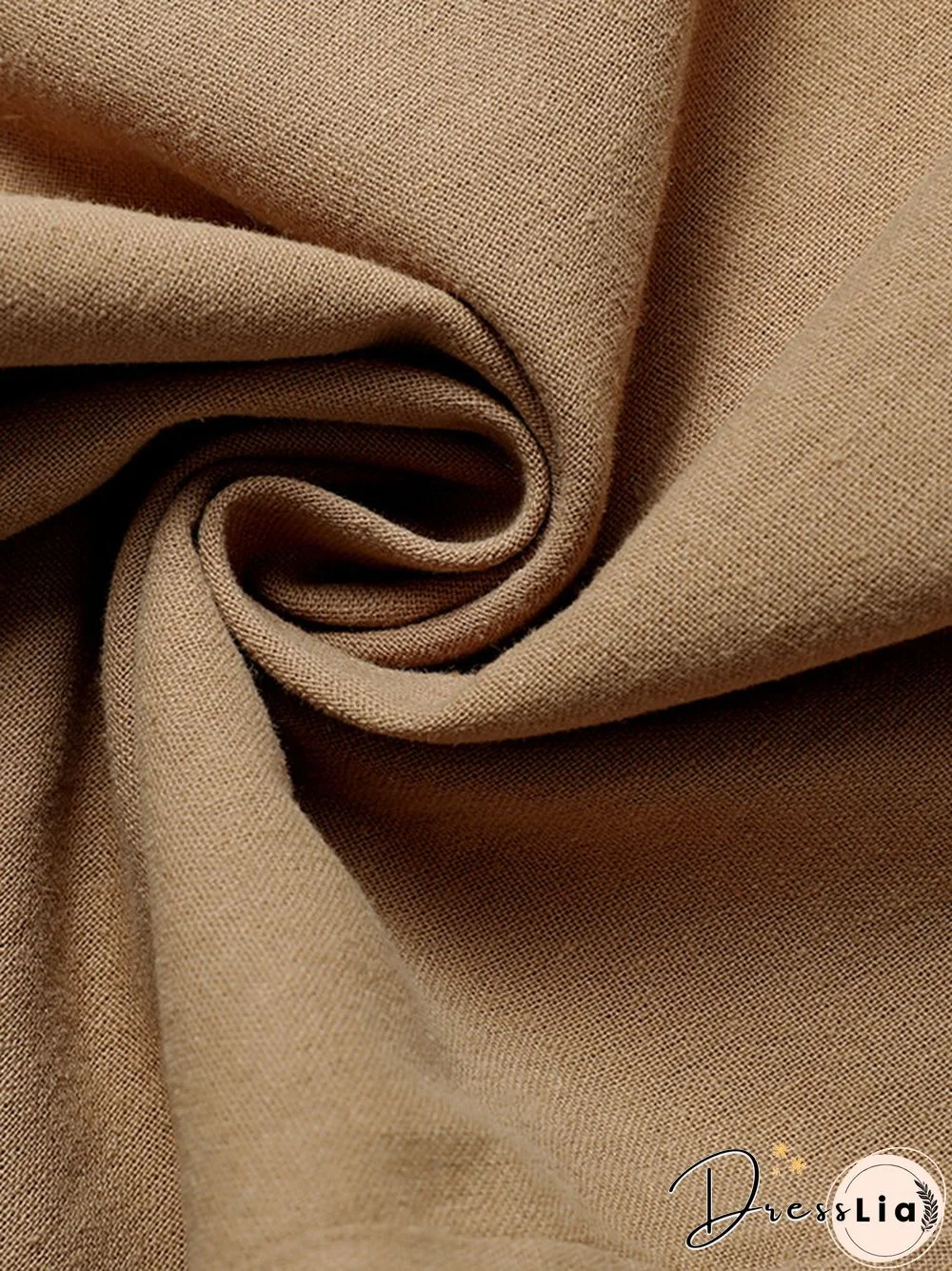 Solid Pocket Elastic Waist Casual Pants For Women