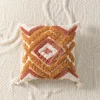 Rhombus Geometric Plush Home Living Creative Cushion Pillow Cover
