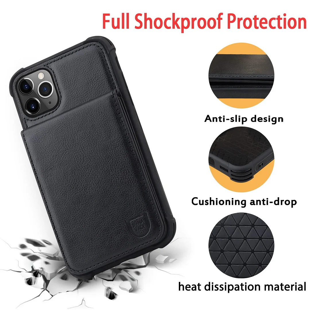 VANAVAGY Wallet Case for Apple iPhone 14 Pro 5G 6.1