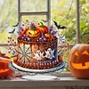 DIY Halloween Pumpkin Cake Diamond Painting Acrylic Desktop Ornaments