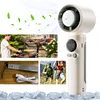 Portable Handheld Personal Turbo Fan USB Rechargeable Cooling Fan 100 Gear Speed