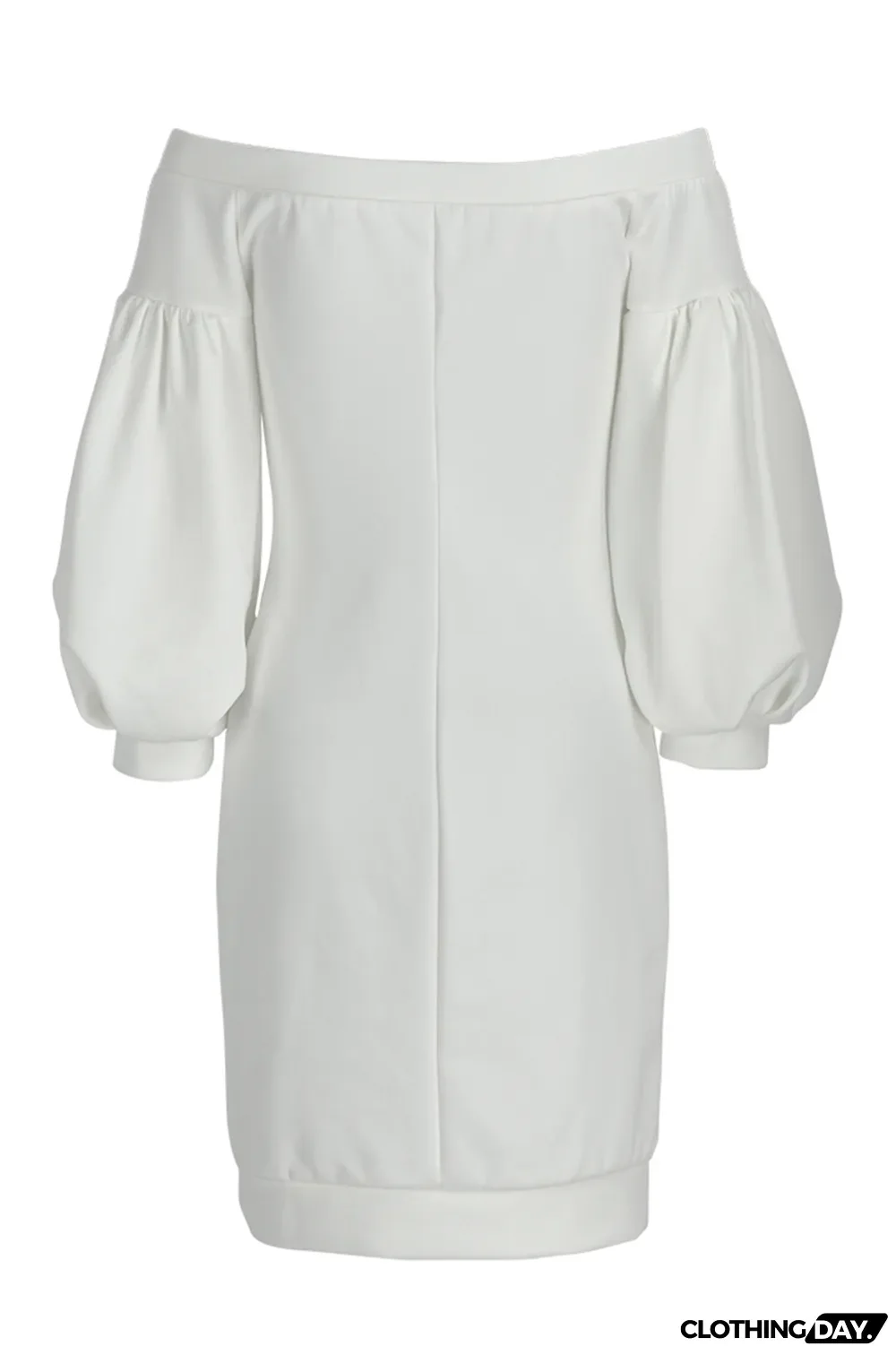 Red Fashion Casual Print Backless Off the Shoulder Dresses