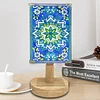 DIY Special Shaped Diamond Painting Wooden Stand LED Lamp Night Light Kit Bedside Small Desk Light Home Decoration Lamp