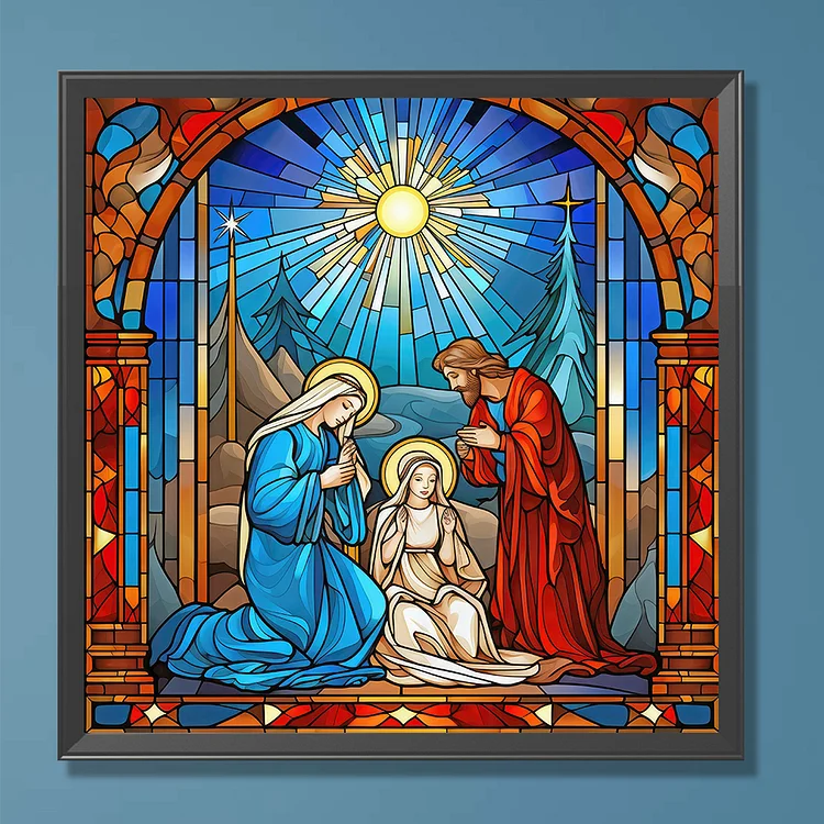 Believer Jesus Glass Painting - Full Drill Diamond Painting -  30*30CM(Canvas)