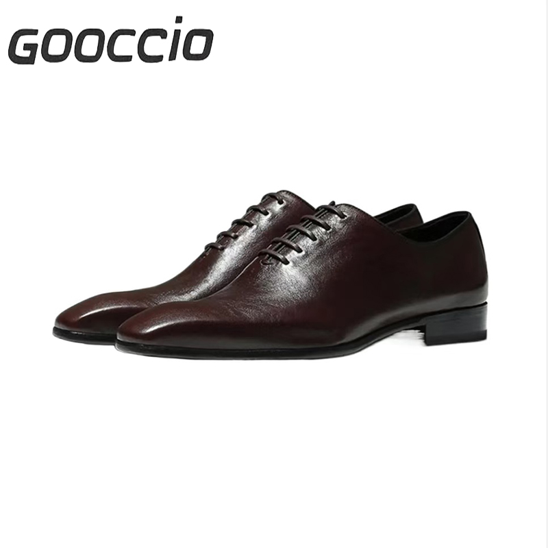 TF195 Kangroo Leather Dress Shoes/Oxford Shoes For Men  GOOCCIO   