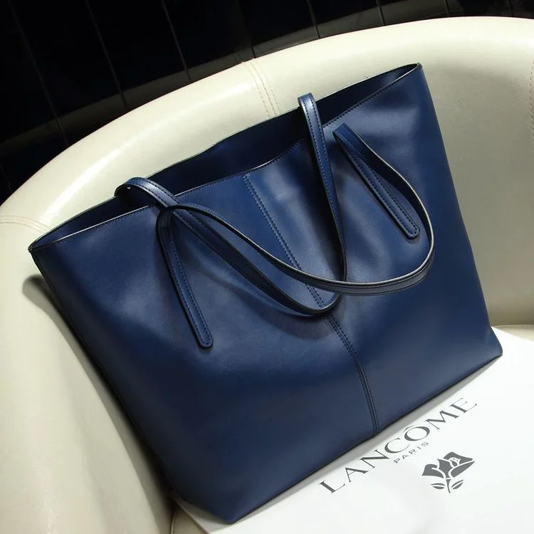 Women's Simple Shoulder Bag Large Capacity Crossbody Leather Bag