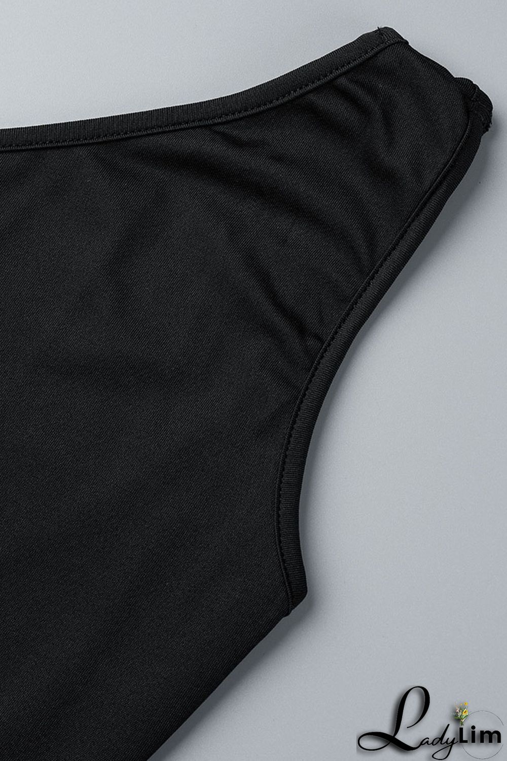 Blue Sexy Solid Patchwork Asymmetrical Oblique Collar Skinny Jumpsuits