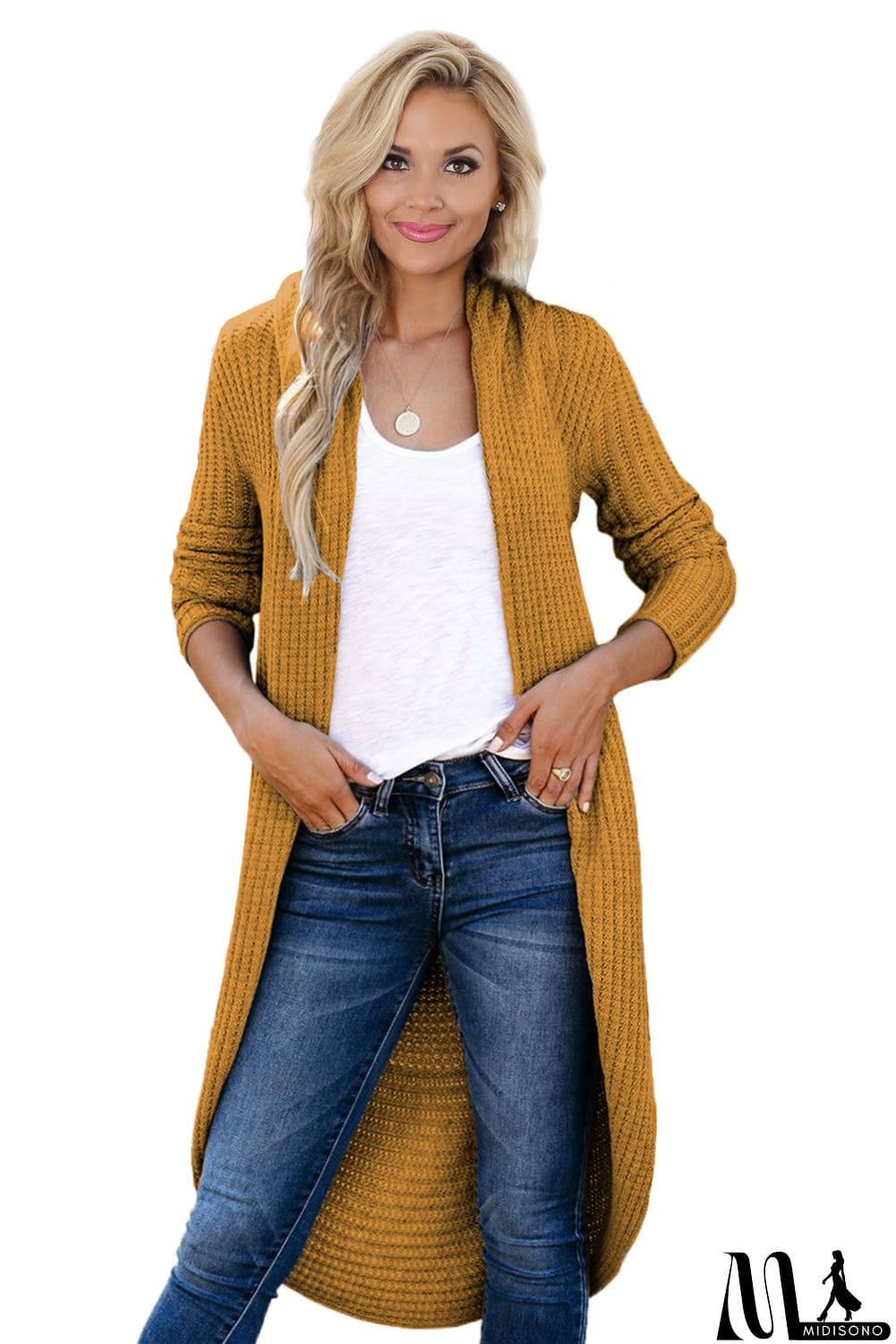 MidiSono - Cashmere Blend Convertible Cardigan