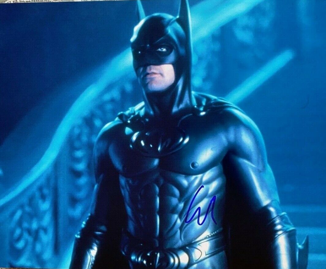 George Clooney signed autographed 11x14 Photo Poster painting In person signature Batman