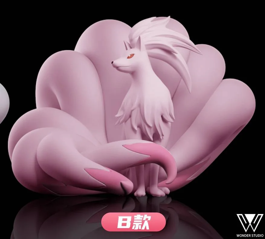 1/20 Scale World Zukan Evolution of Ninetales Set & Komala