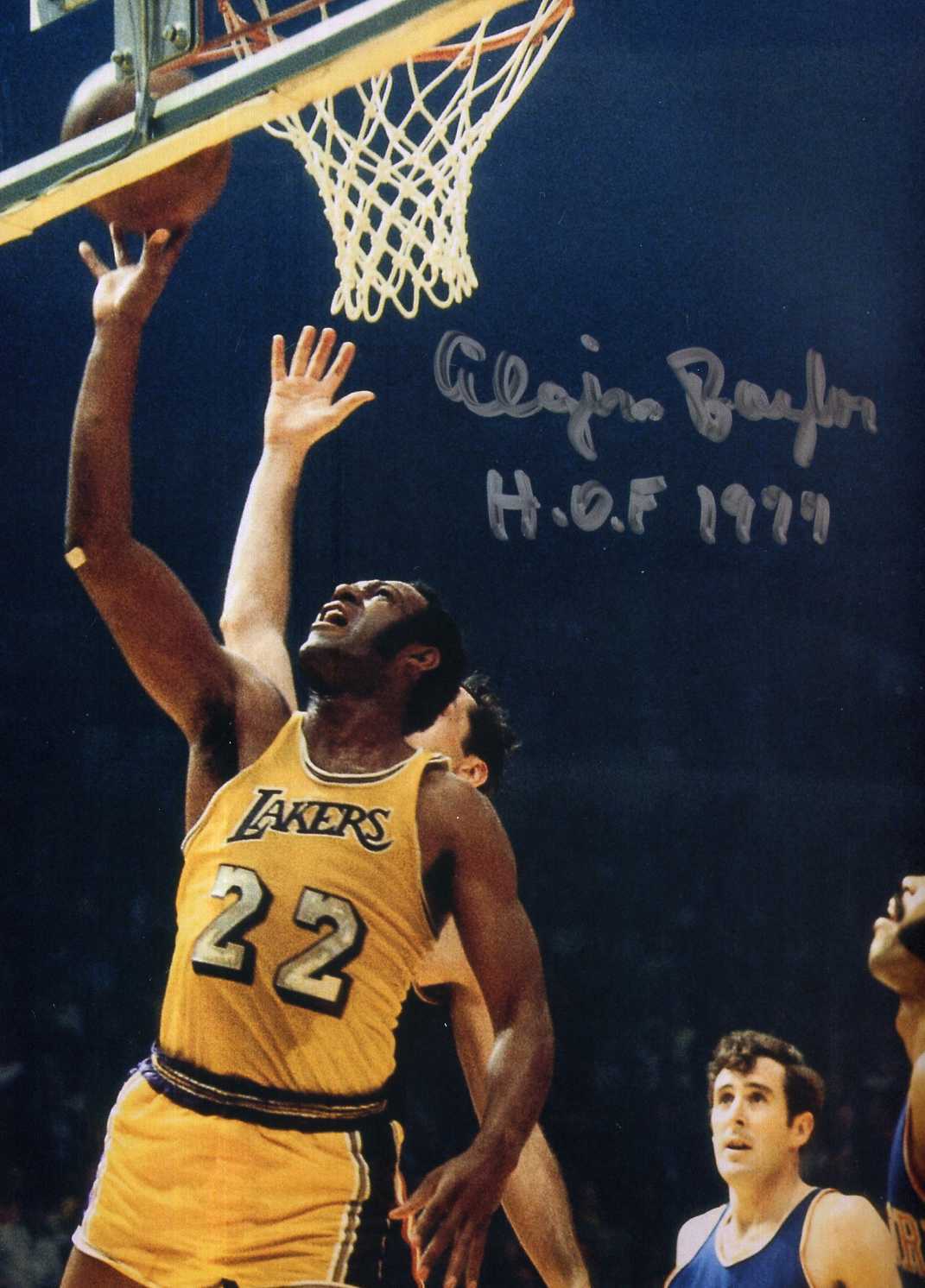 ELGIN BAYLOR Signed Photo Poster paintinggraph - Basketball Player LA LAKERS - preprint