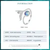 925 Sterling Silver Mermaid Fishtail Opening Ring（Adjustable Ring）
