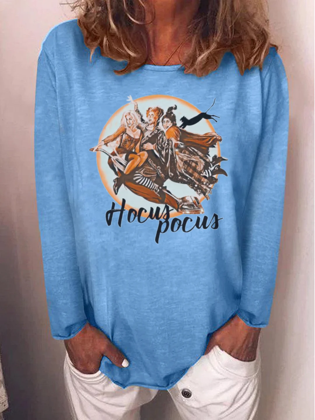 Sanderson Sisters Casual Long Sleeve Blouse