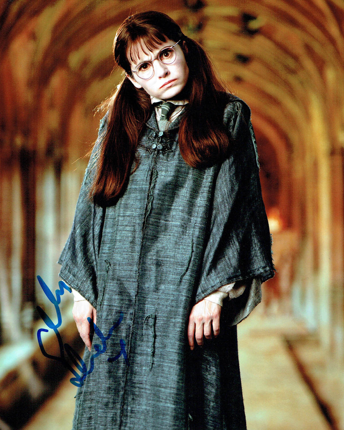 Shirley HENDERSON Harry POTTER Moaning Myrtle Signed Autograph Photo Poster painting 1 AFTAL COA