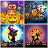 4pcs Diamond Painting -DIY Round Drill Halloween