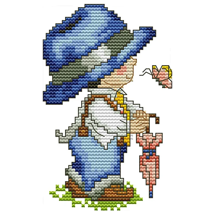 Joy Sunday Four Seasons 14CT Stamped Cross Stitch 11x17CM