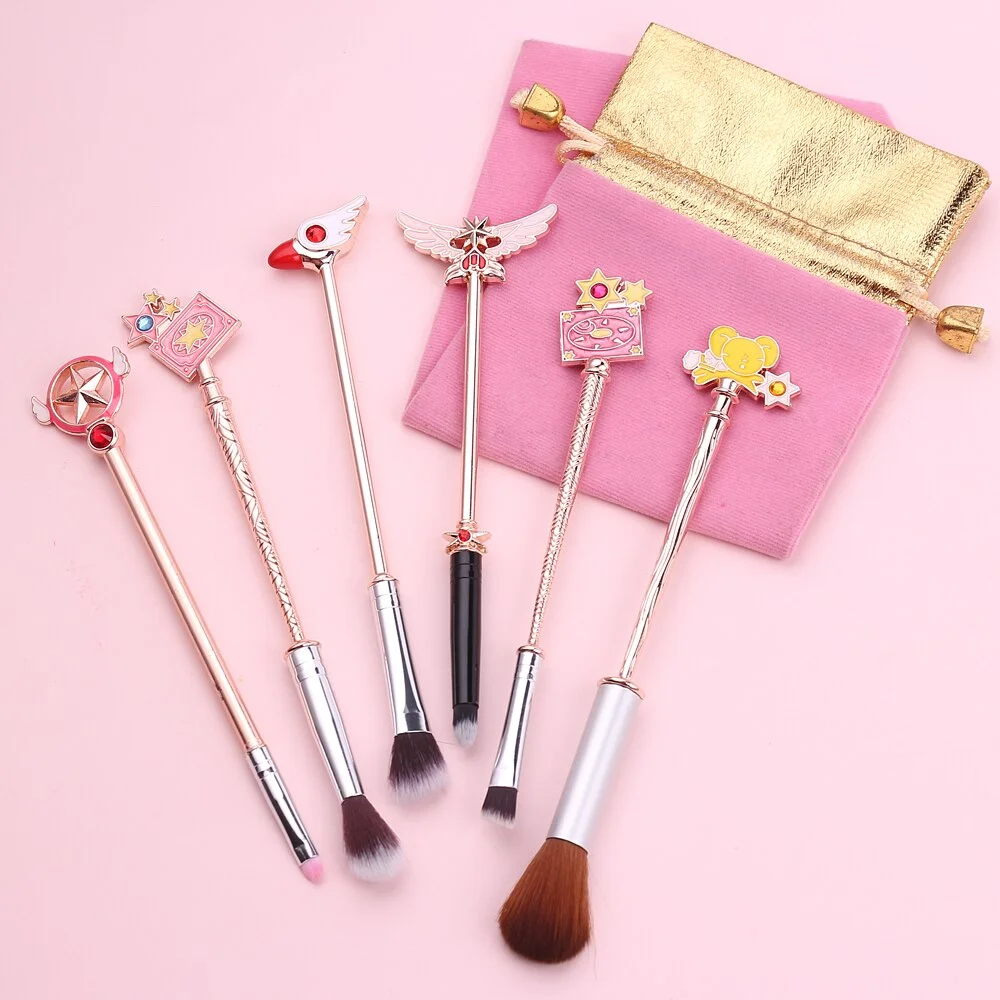 13pcs Cardcaptor Sakura Magic Wand Makeup Brushes Set SS1848