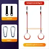Outdoor Kids Climbing Rings Ladder, Preschool Vestibular Sensory Training Fitness Balance Equipment 