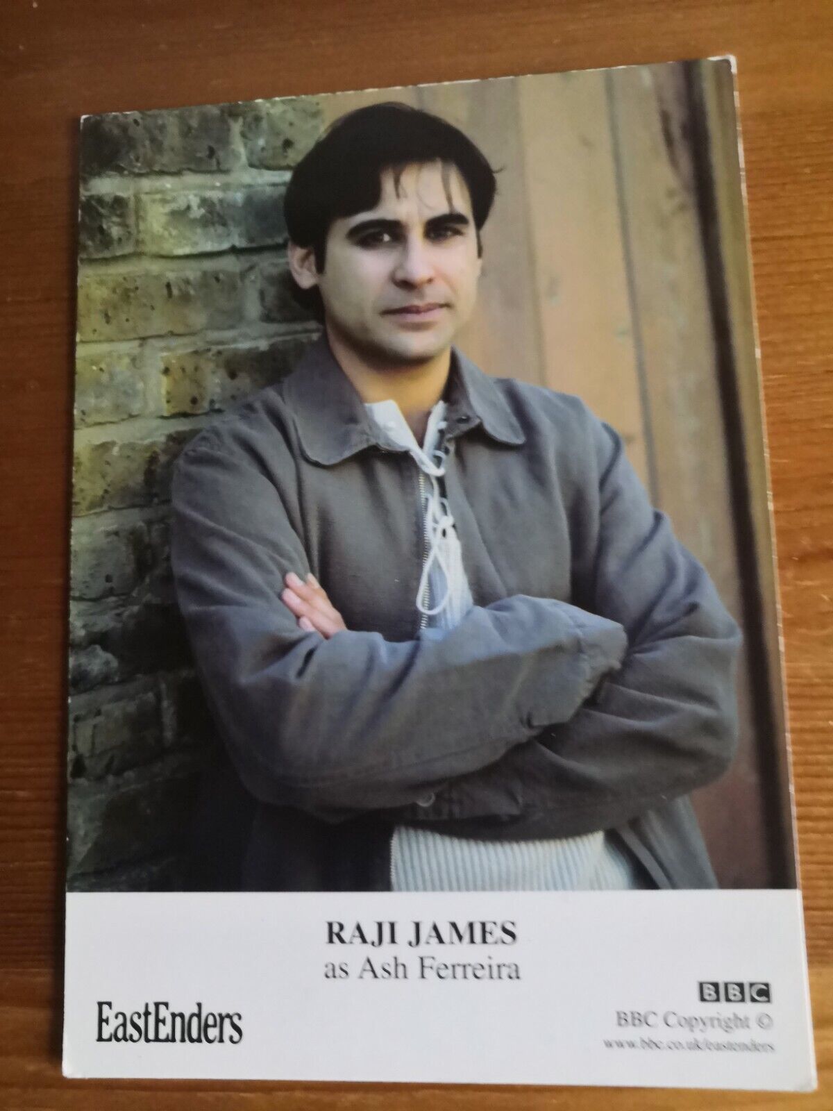 EASTENDERS UNSIGNED CAST CARD OF RAJI JAMES