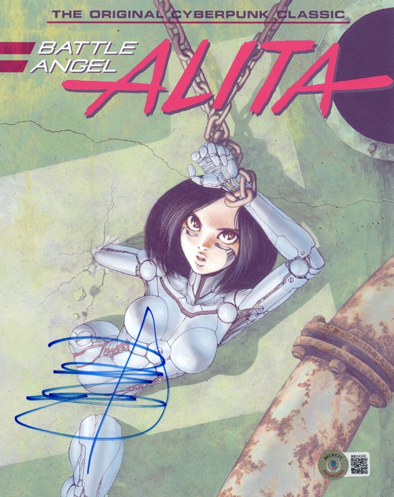 Yukito Kishiro Signed Autographed 8x10 Photo Poster painting Alita Battle Angel Beckett BAS COA