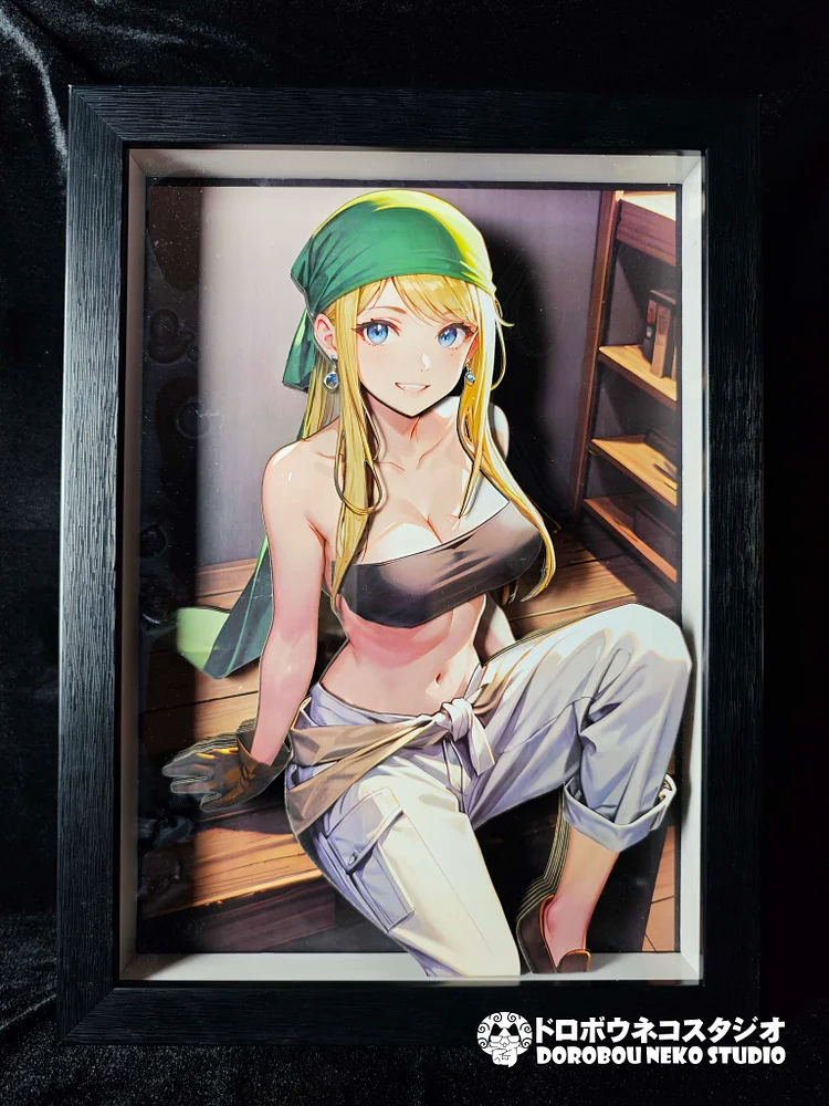 Dorobou Neko Studio - Fullmetal Alchemist - DSMG-108 Decorative Painting of Winry Rockbell Scene (Adult 18+)-