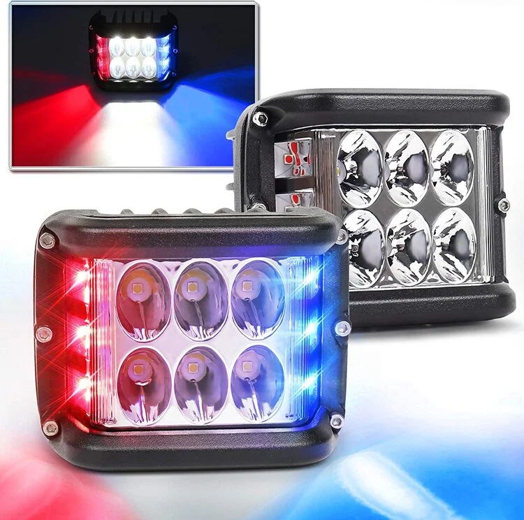 Car Dual Sides LED Dual Color Light