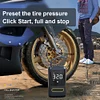 Electric Tire Pump with Light Power Display Bicycle Air Compressor for Car Tires