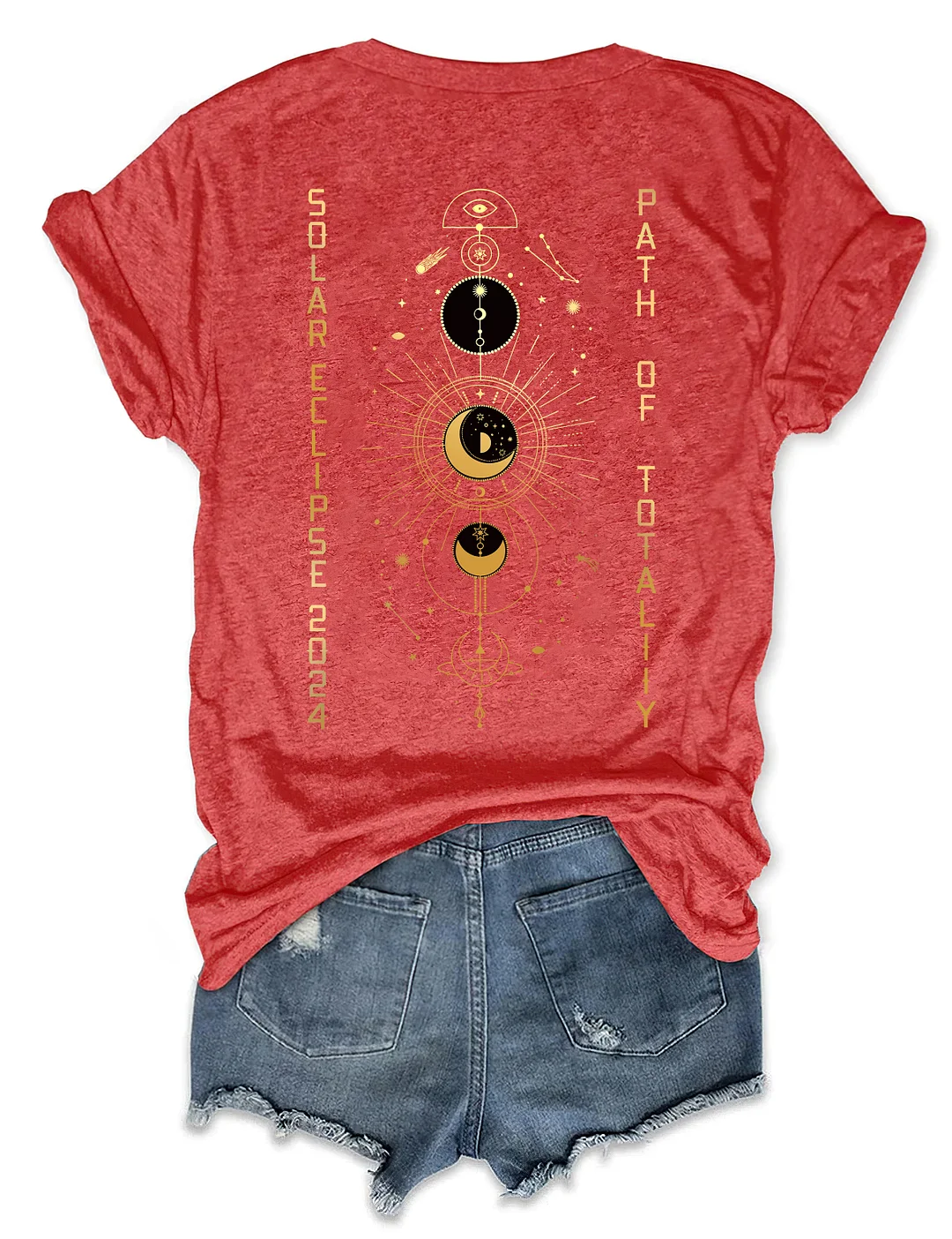 Path of Totality Total Solar Eclipse T-shirt