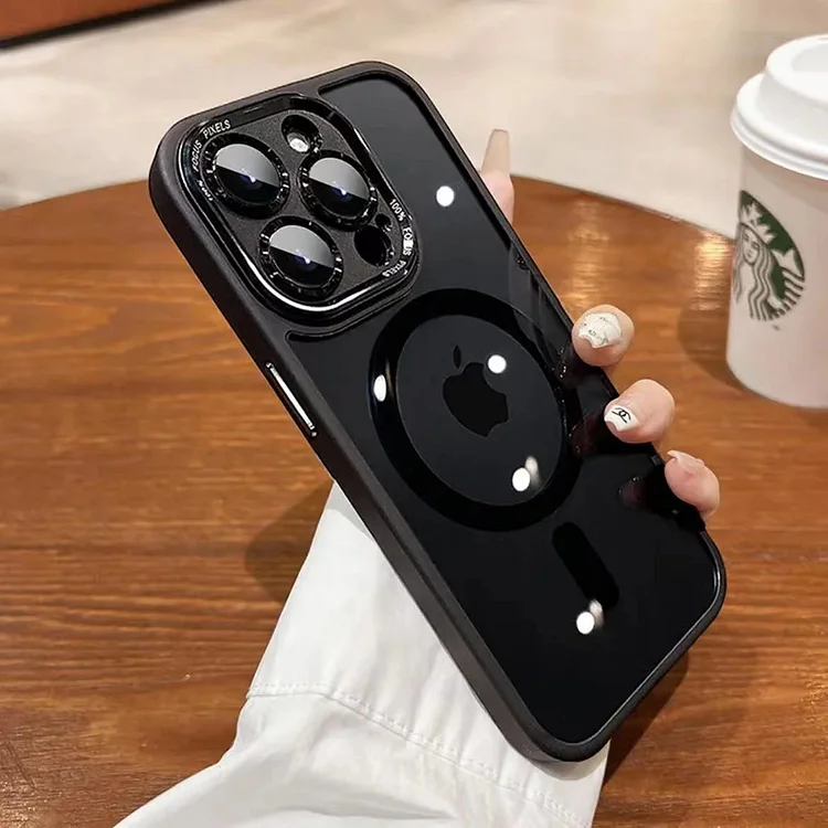 Luxury Shockproof Metal Lens Magnetic iPhone Case