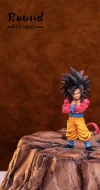 WCF Scale GT Ver. Super Saiyan 4 Son Goku & Super Saiyan 4 Vegeta - Dragon Ball Statue - Round Studio