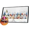 Diamond Painting-5D Full Round Drill Snow House
