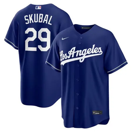 Men's Los Angeles Dodgers #29 Tarik Skubal Nike Royal Alternate Replica Jersey
