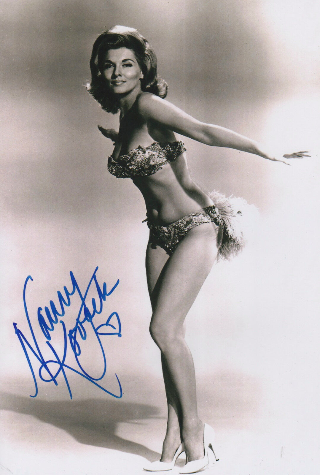 Nancy Kovack signed 8x12 inch Photo Poster painting autograph