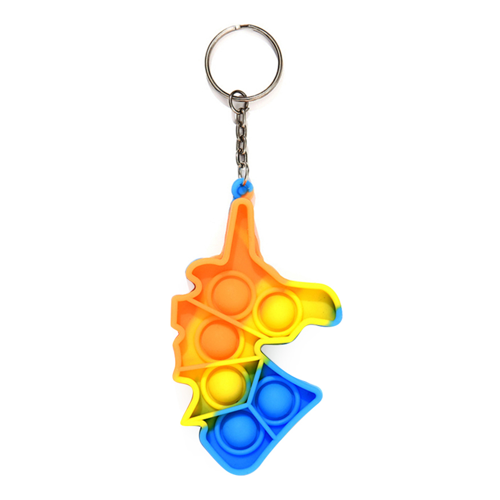 

Licorne Dimple Fidget Keychain Educational Sensory Toys Push Bubble Set, 501 Original