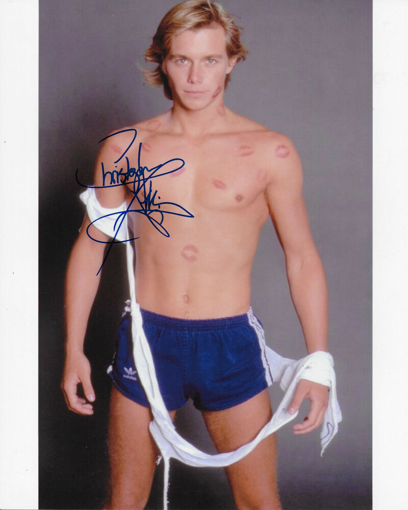 Christopher Atkins Original Autographed 8X10 Photo Poster painting - Blue Lagoon, Dallas