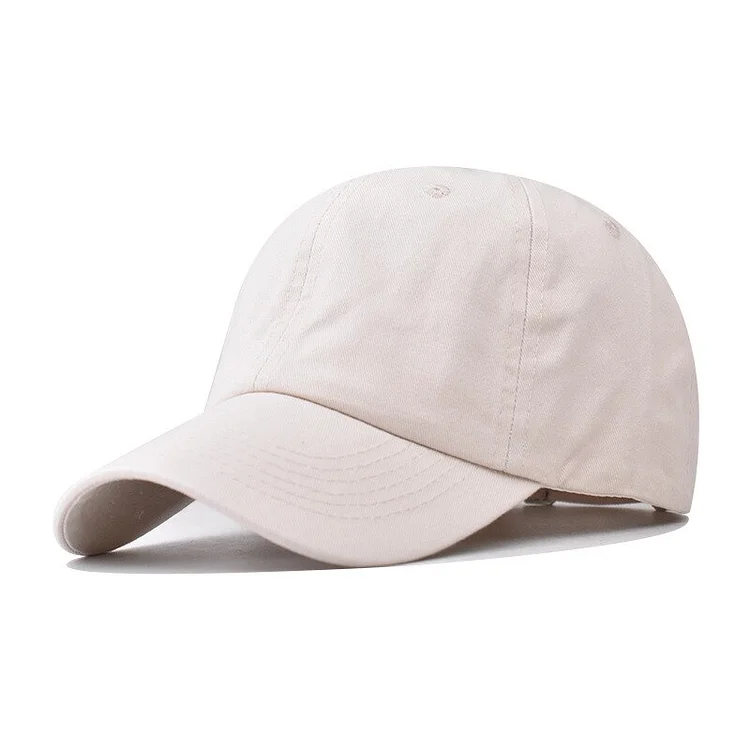 Baseball Cap Snapback Hat Pure cotton baseball cap Soft Solid color baseball cap Spring Autumn Cap outdoor Hip Hop Fitted Cap