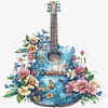 Flower Guitar-18CT Stamped Cross Stitch 25*25cm/9.84*9.84in