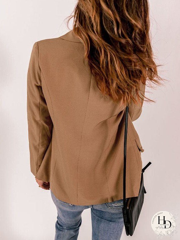 Trendy Women's Long Sleeve Blazer
