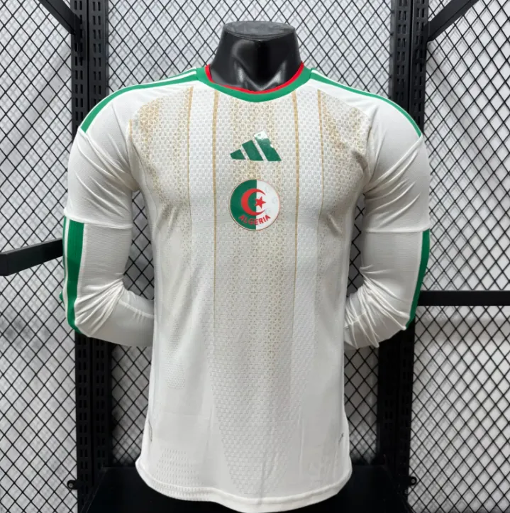 26 Algeria Home Long Sleeve - Player Version