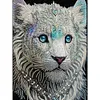 【Clearance Sale】White Tiger-Partial Special Shaped Diamond Painting 30*40CM