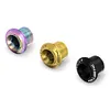 Titanium Alloy Crank Bolt Locking Screw W/ Bike Crank Arm Cap Fixing Crank Screw