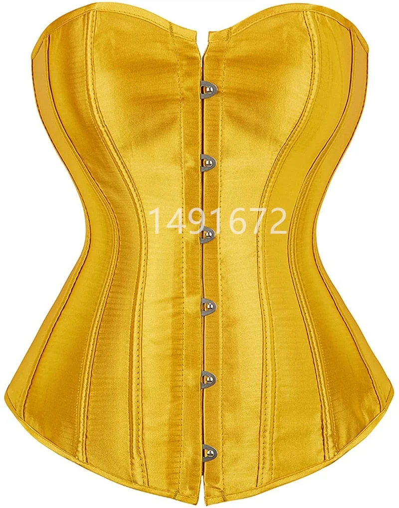 Corsets Bustiers for Women Overbust Corset Top Corselet Sexy Bridal Victorian Costume Plus Size Corsetto Korsett White Black