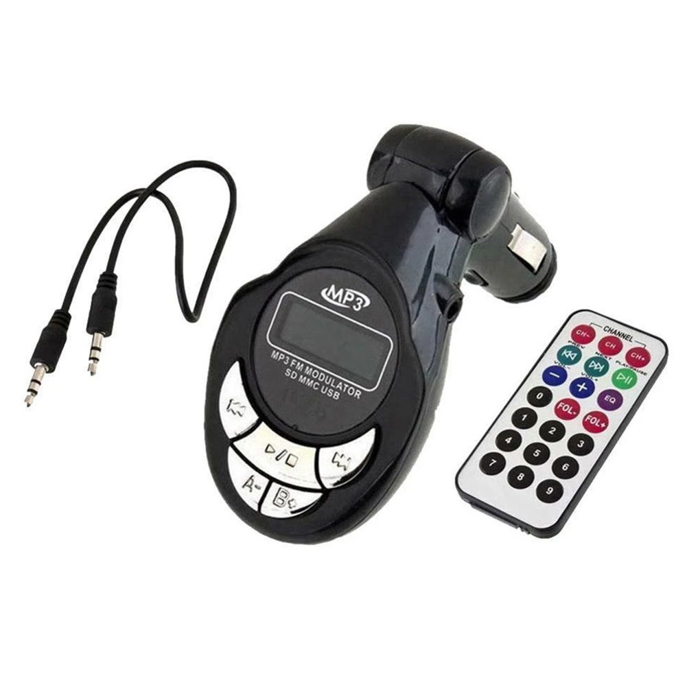 

Car Bluetooth FM Transmitter USB TF Card MP3 Player with Remote Control, 501 Original